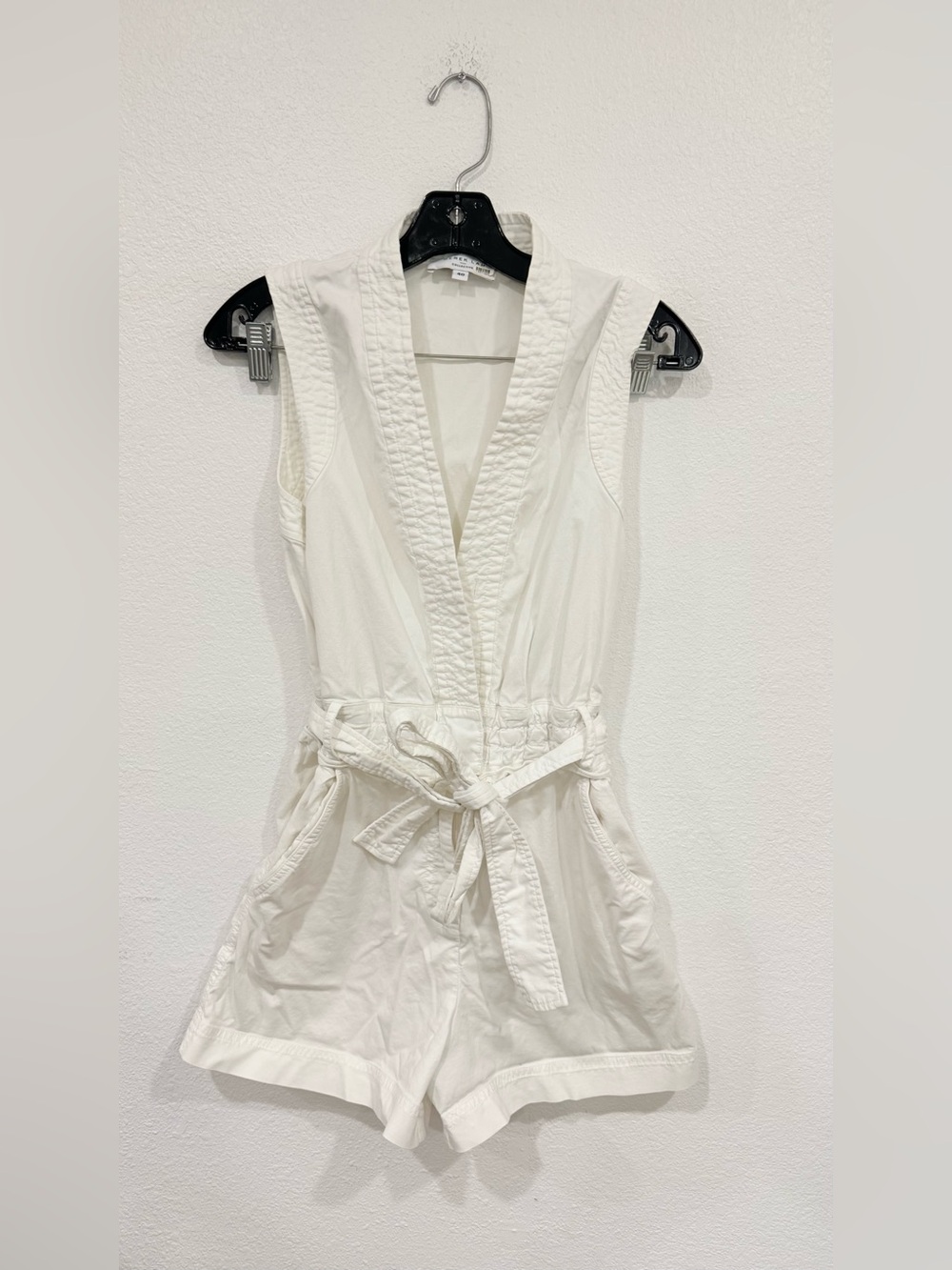 Derek Lam 10 Crosby sleeveless V-neck romper Women’s Size 4 (40) - Picture 2 of 5